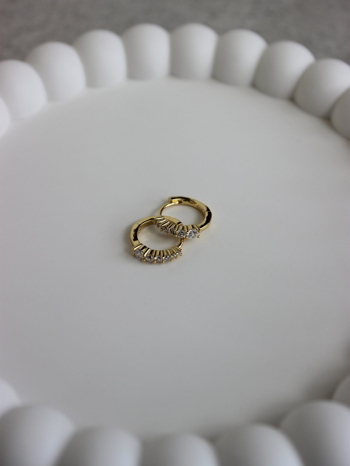 Vermeil 5 Star Mini Huggies