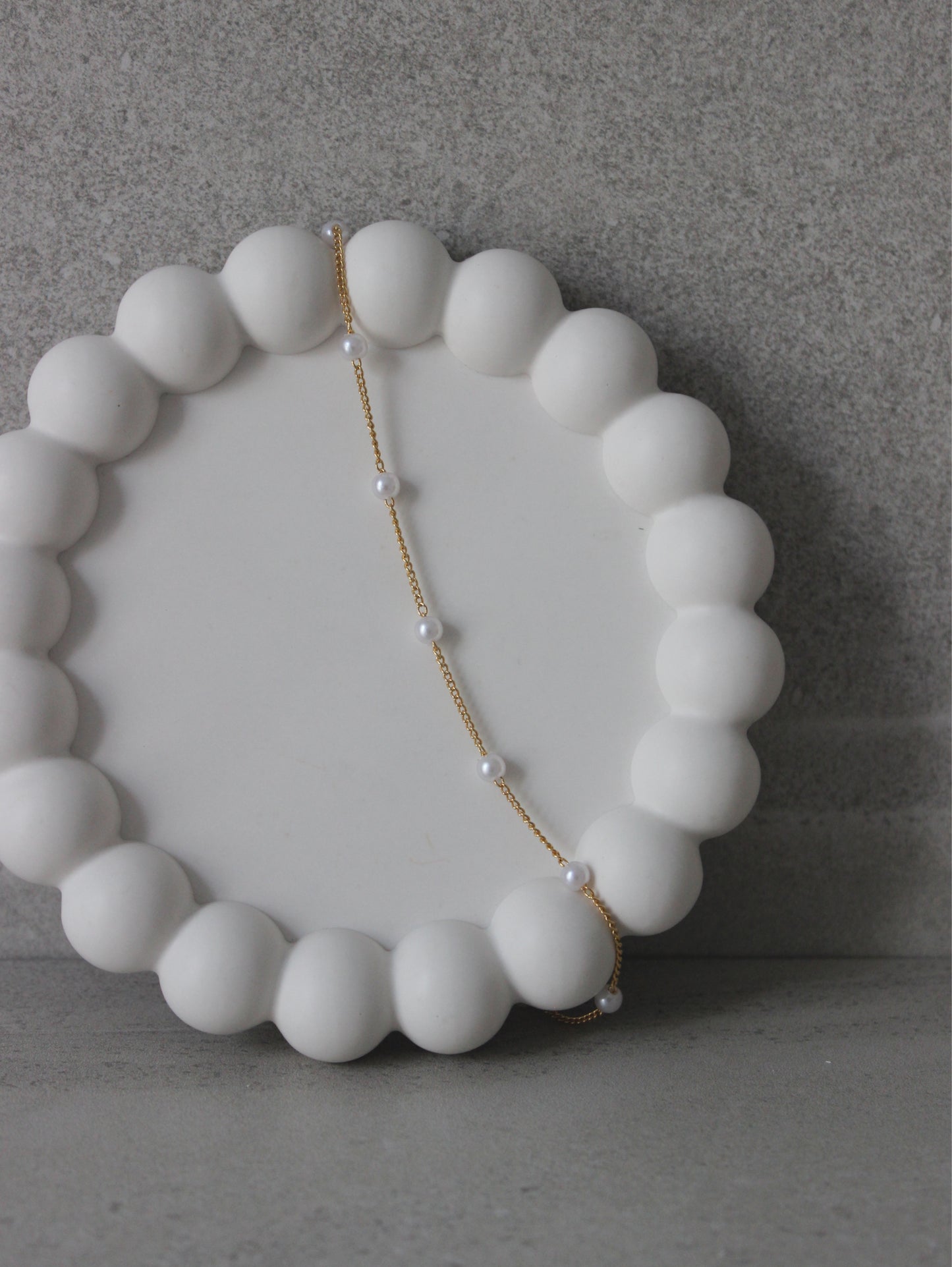 Dotted Pearl Anklet