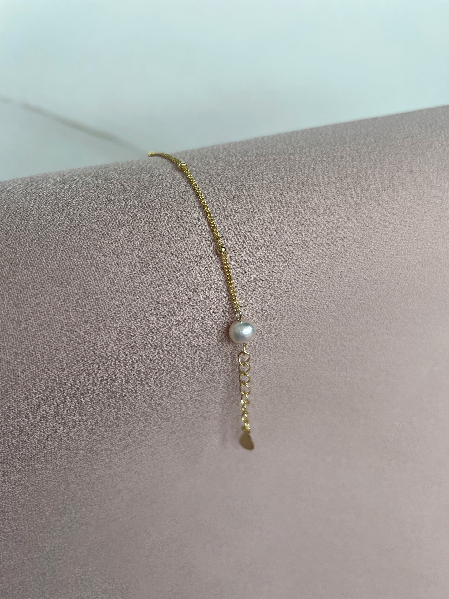 18K Vermeil Dotted Pearl Bracelet