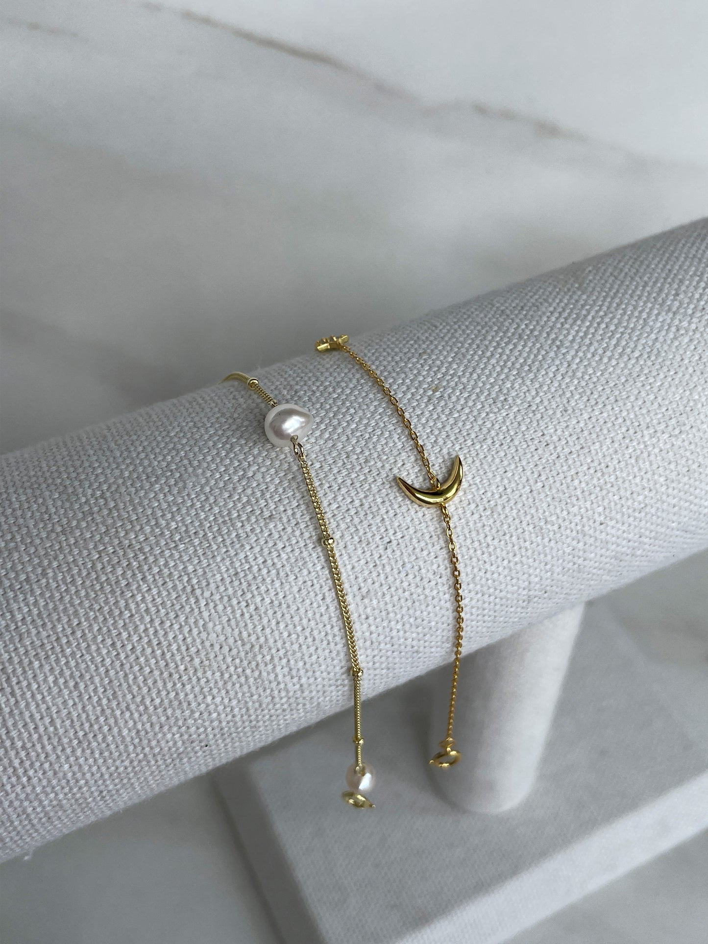 Vermeil Dotted Pearl Bracelet