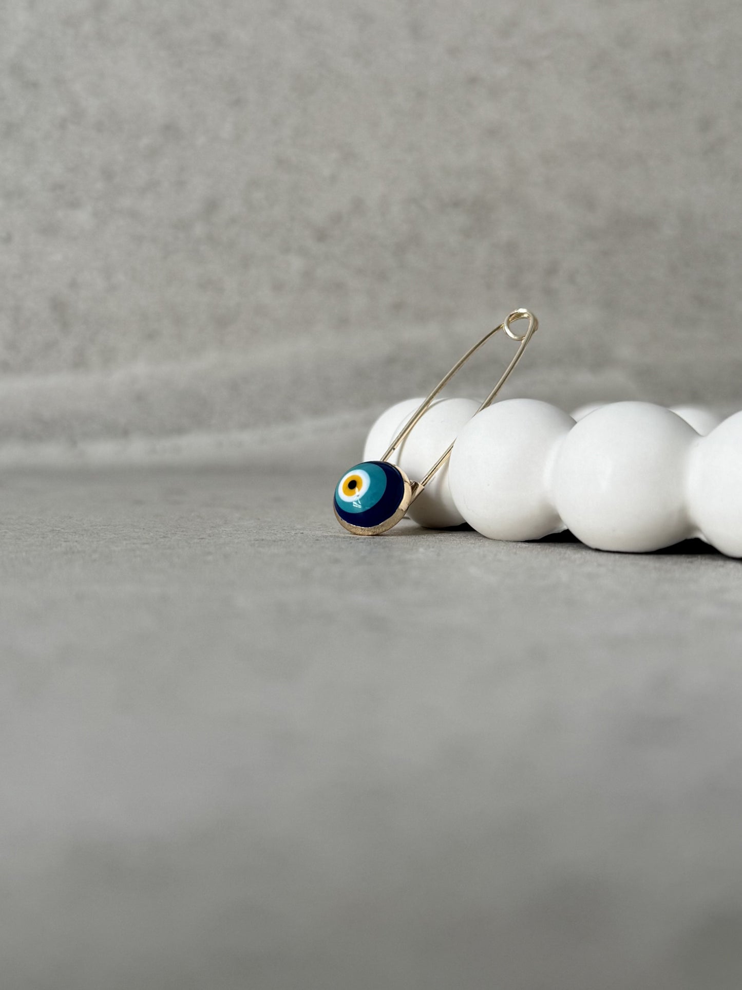 Evil Eye Safety Pin
