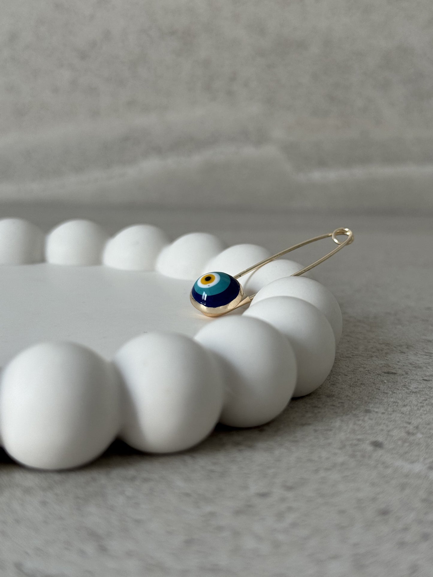 Evil Eye Safety Pin