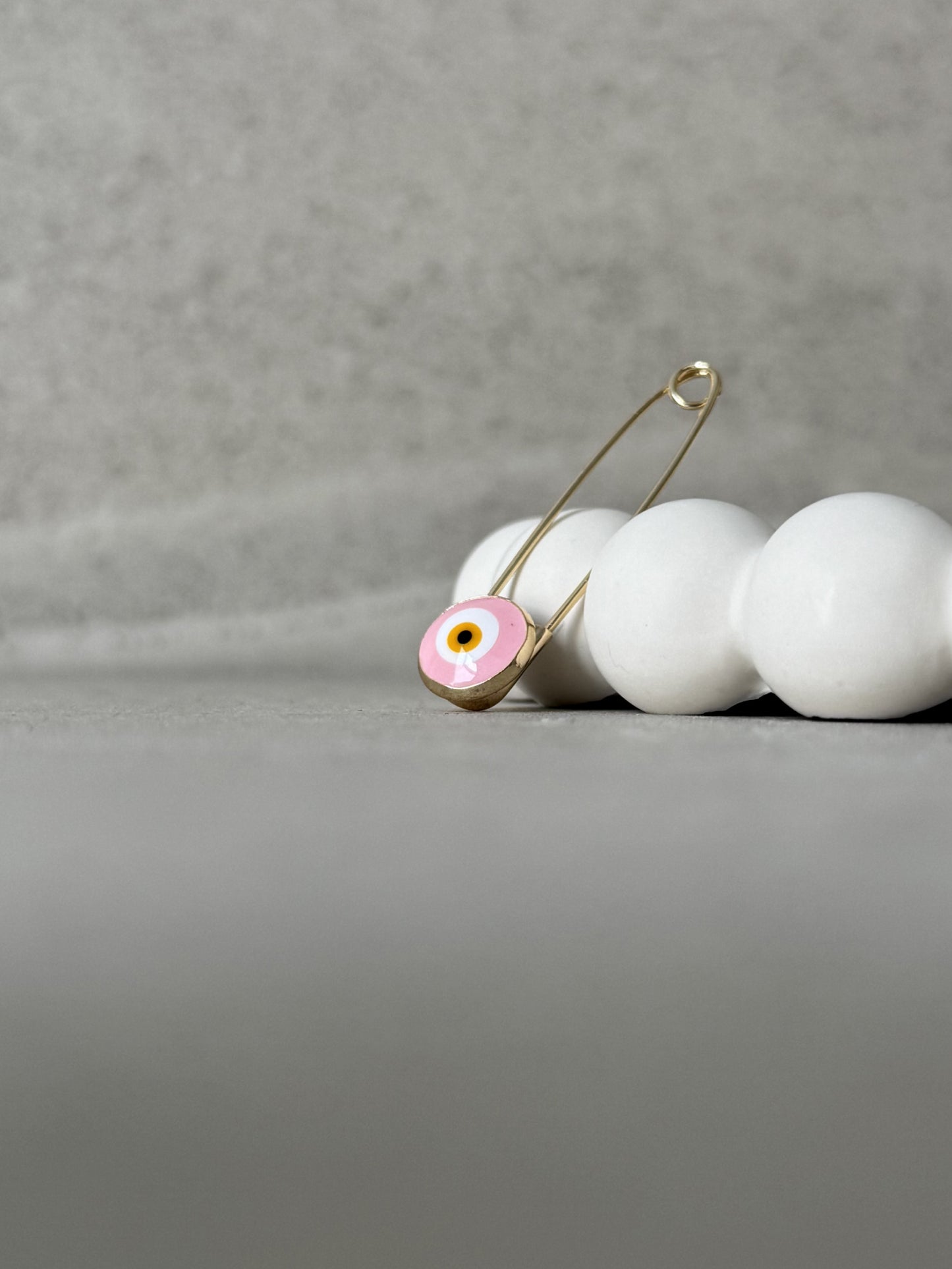 Evil Eye Safety Pin