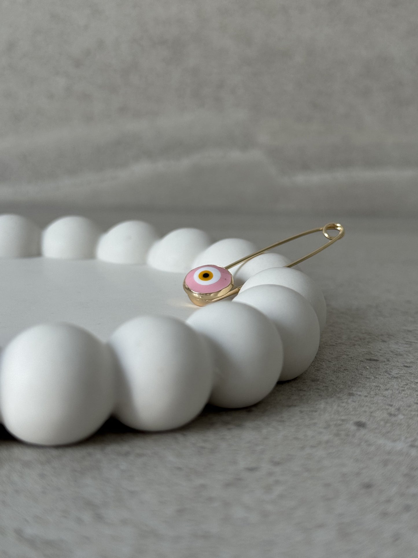 Evil Eye Safety Pin