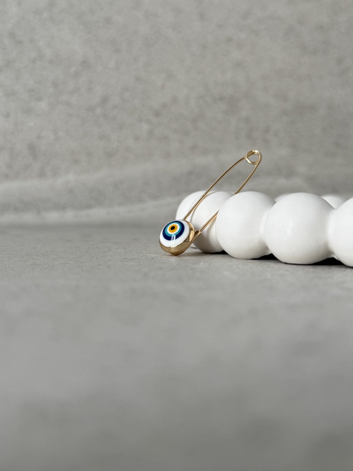 Evil Eye Safety Pin