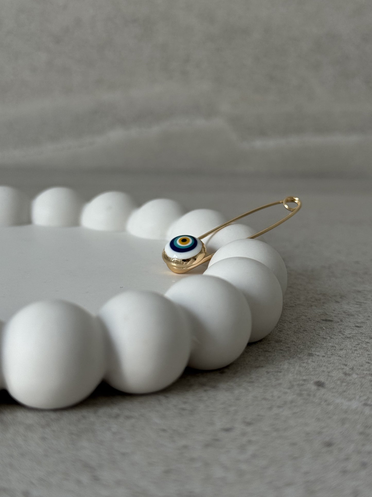 Evil Eye Safety Pin