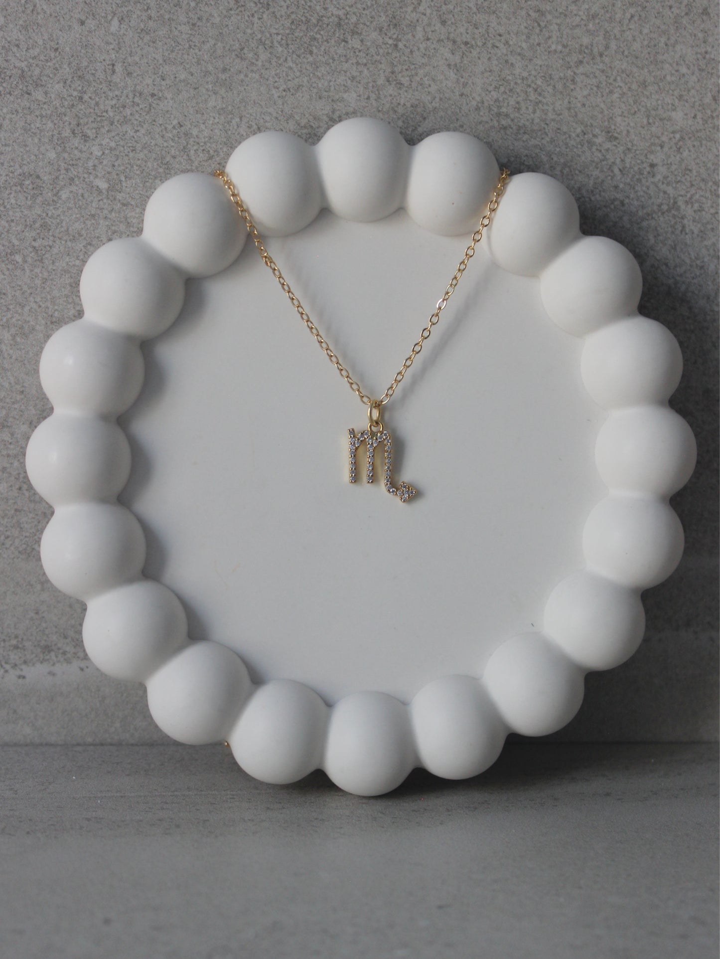 Scorpio CZ Pendant Necklace
