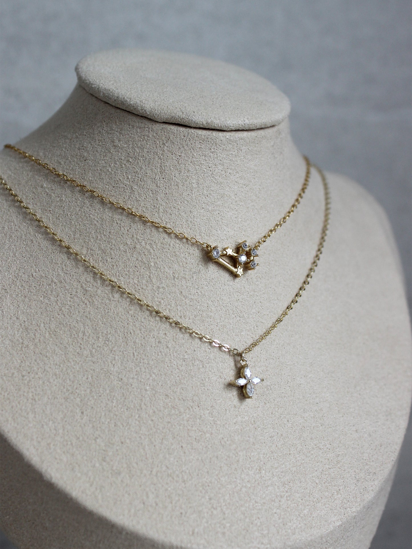 Vermeil Small Flower Necklace