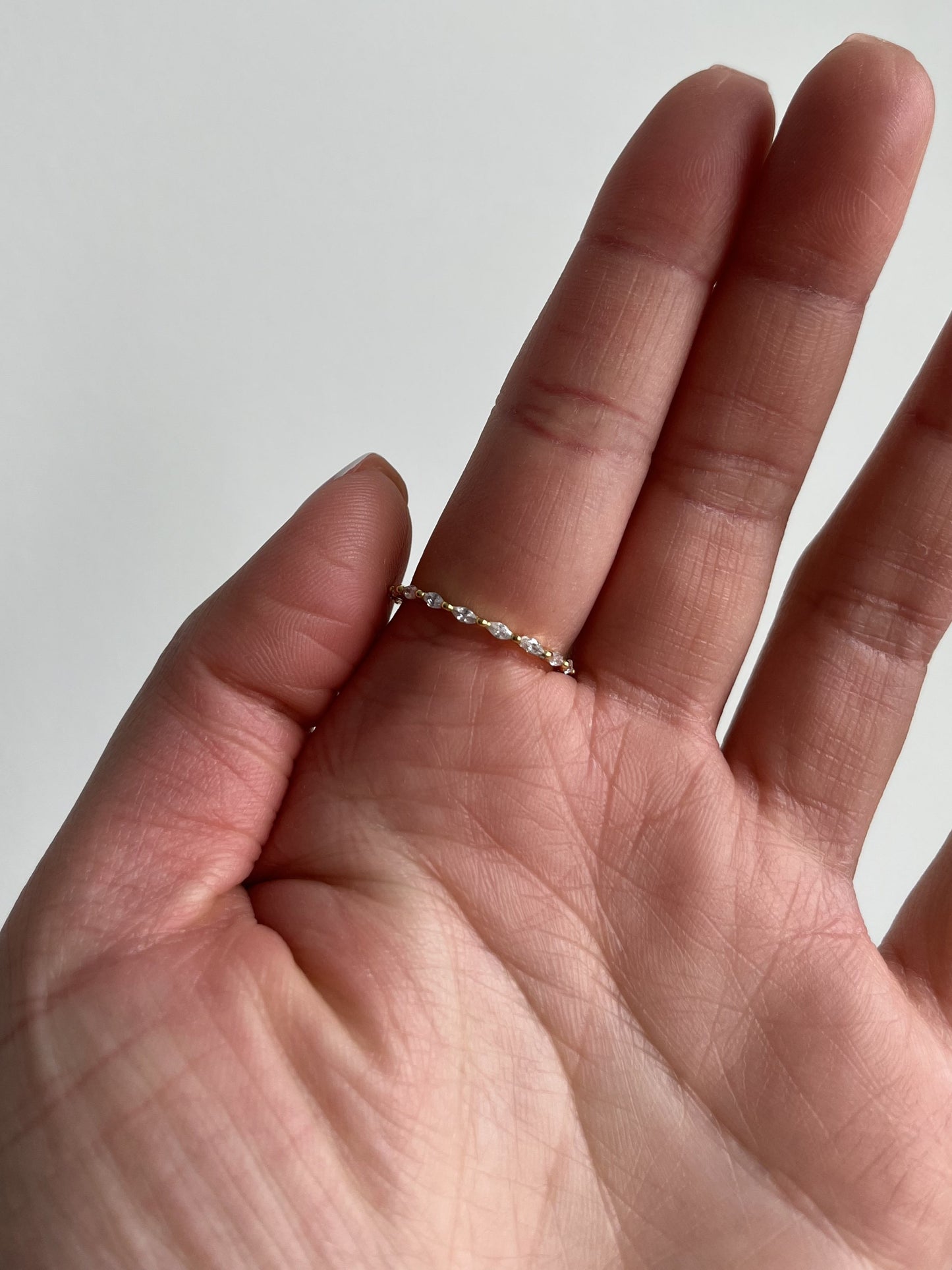 18K Vermeil Mixed Eternity Ring