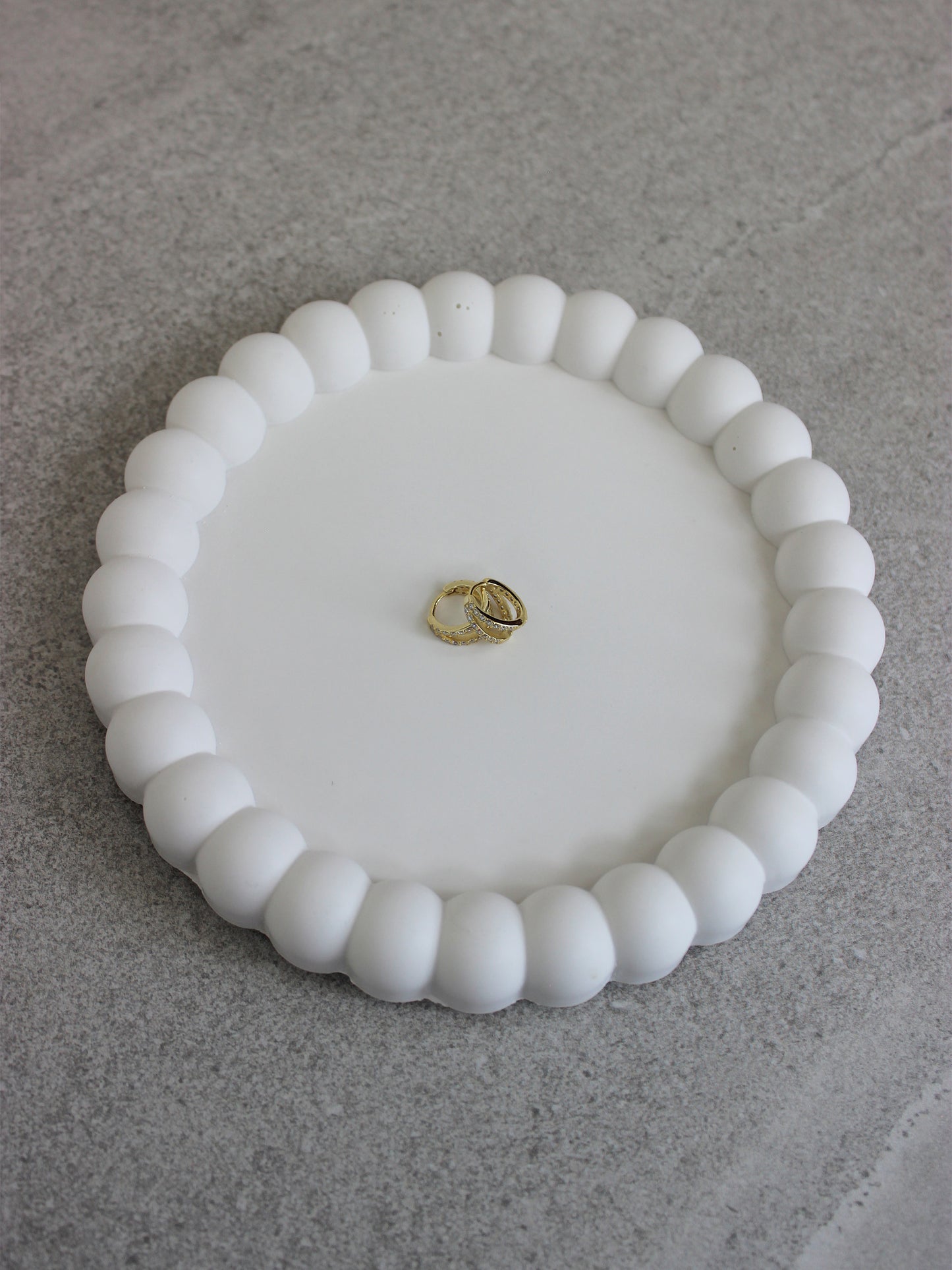 Circle Jesmonite Tray