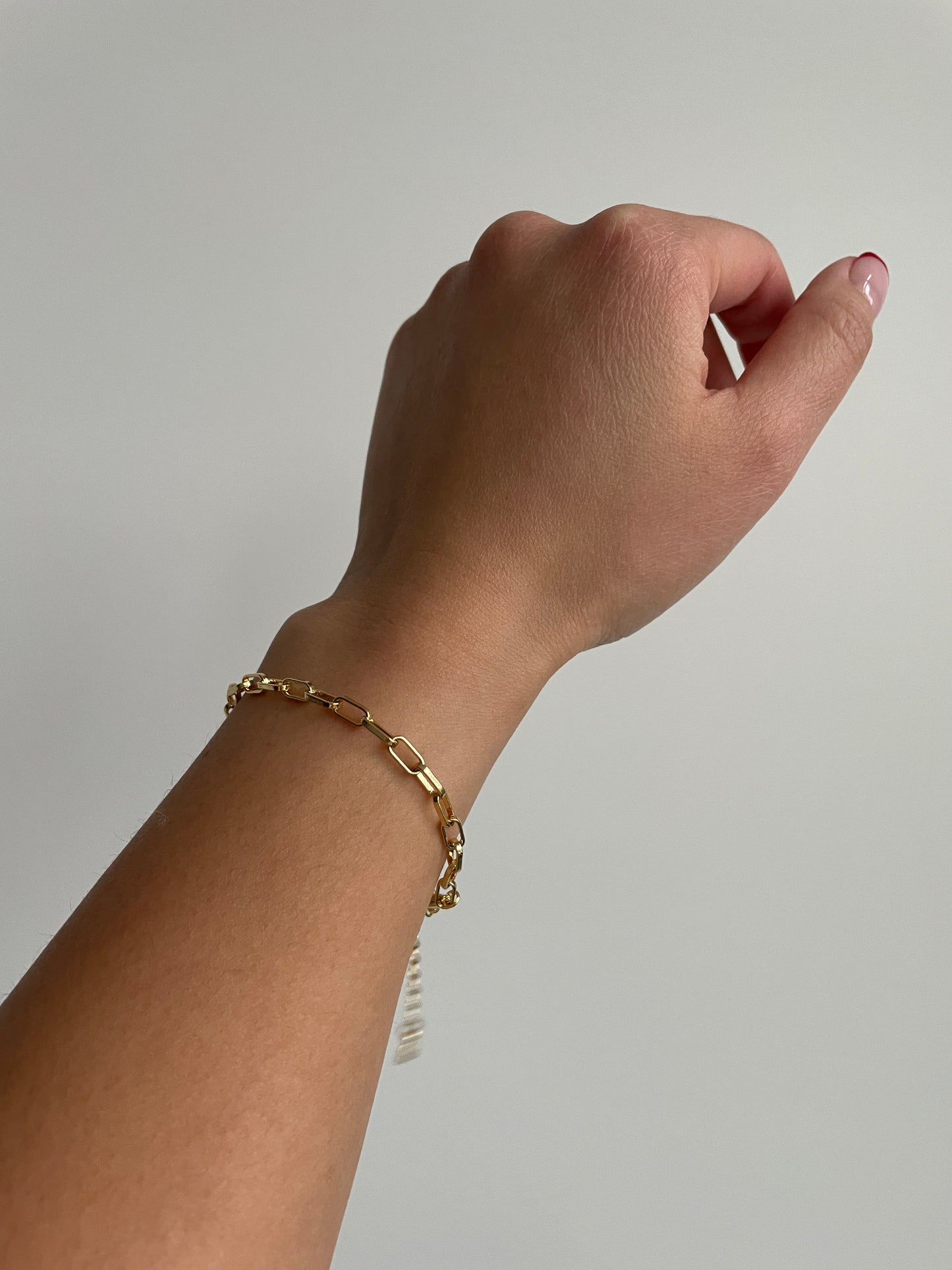 Thick Paperclip Bracelet