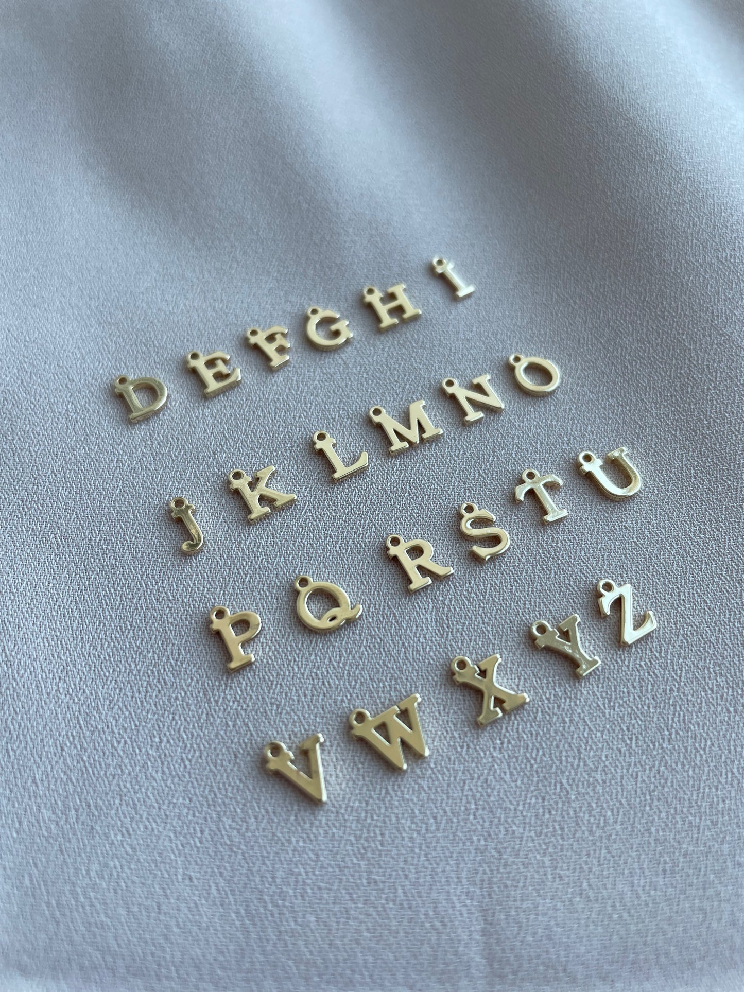 Initial Letter Necklaces