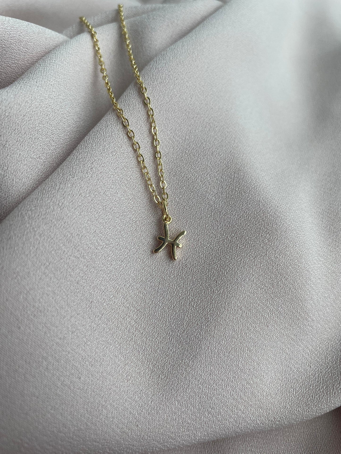 Pisces Zodiac Pendant Necklace