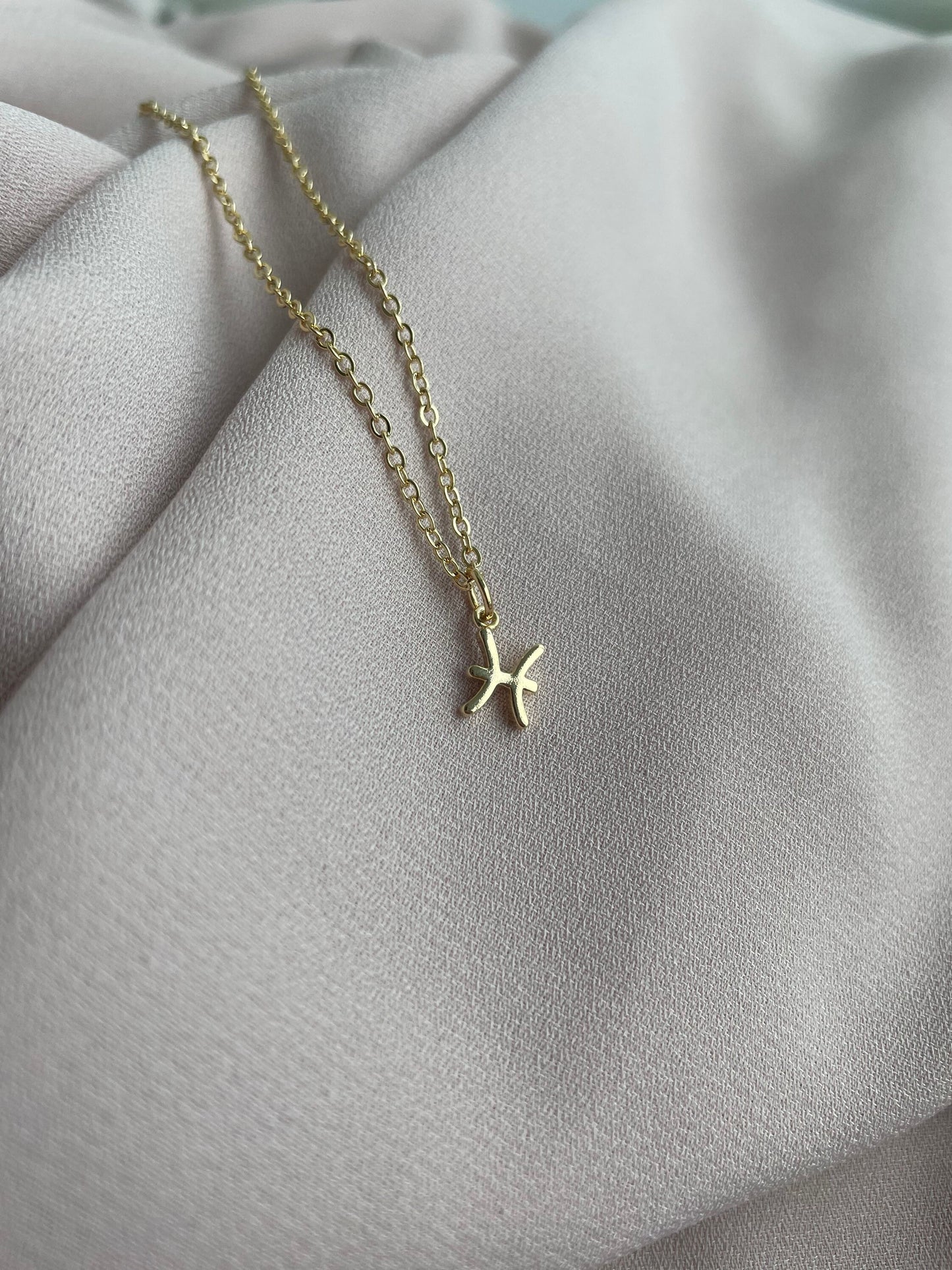 Pisces Zodiac Pendant Necklace