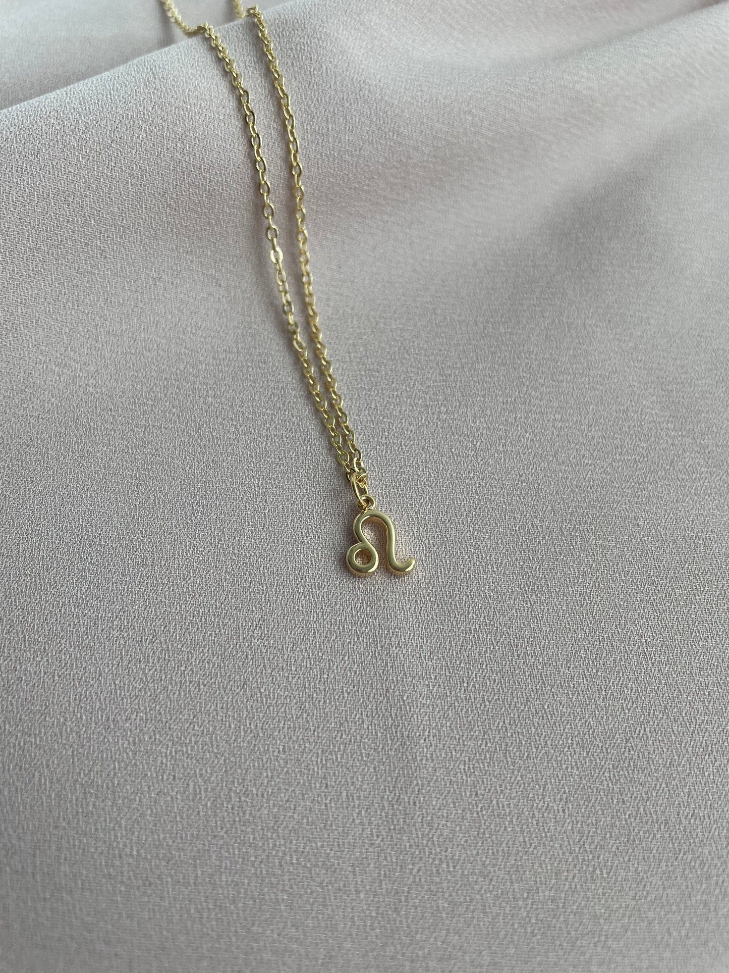 Leo Zodiac Pendant Necklace