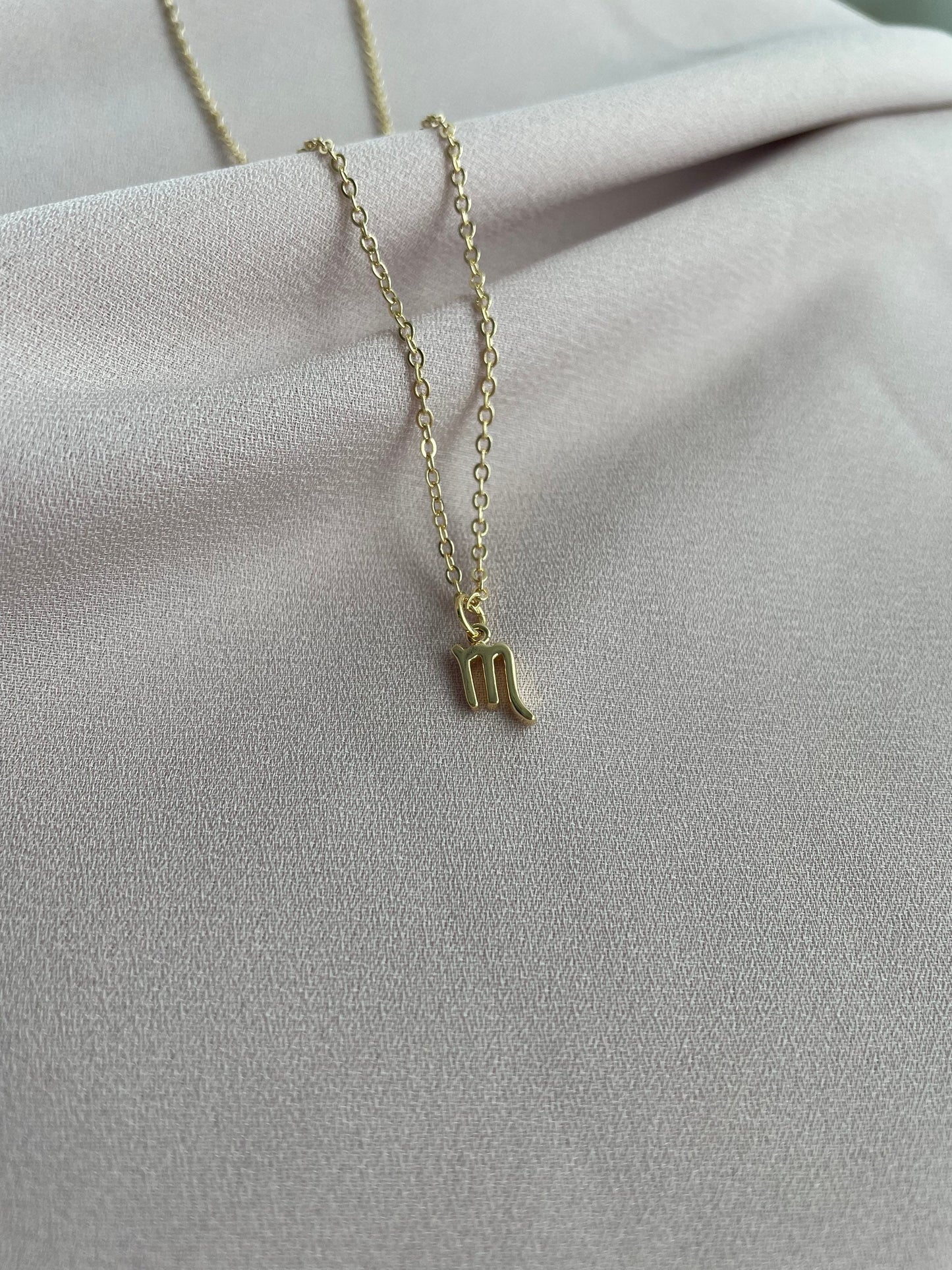 Scorpio Zodiac Pendant Necklace