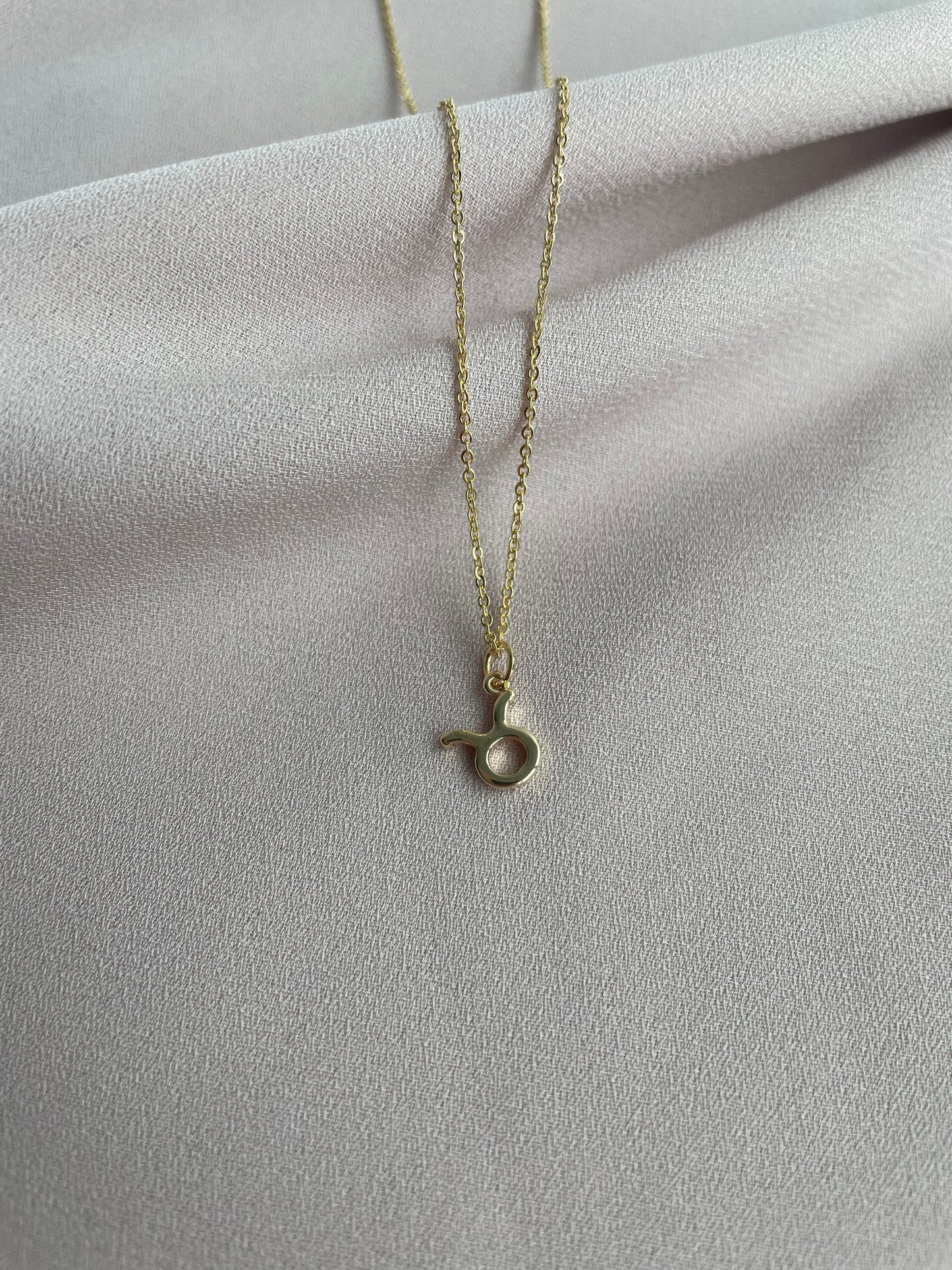 Taurus Zodiac Pendant Necklace