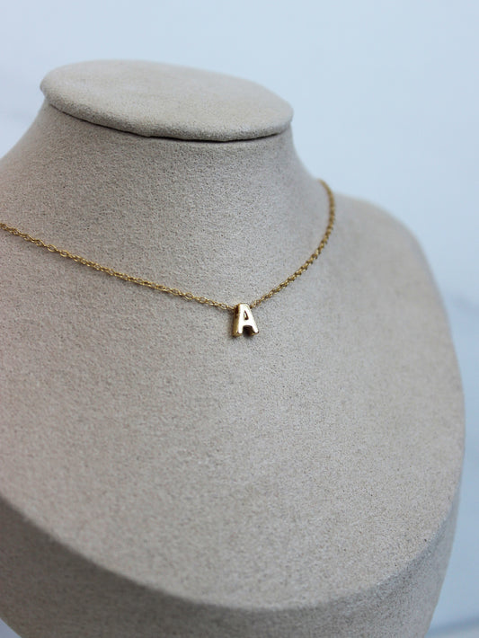 18K Vermeil Initial Letter Necklaces