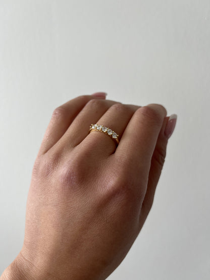 18K Vermeil 5 by 5 Ring