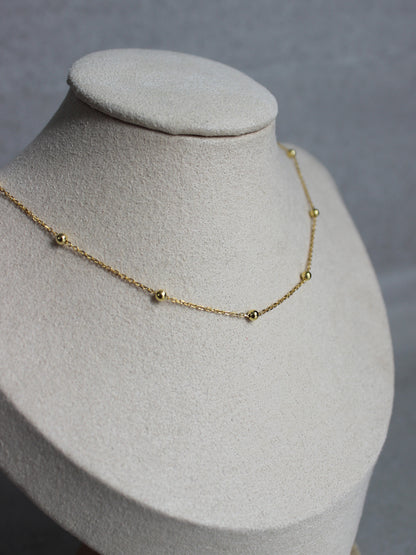 18K Vermeil Ball Dotted Necklace