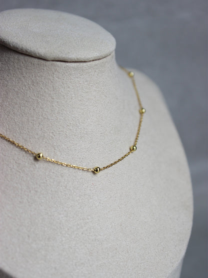 18K Vermeil Ball Dotted Necklace