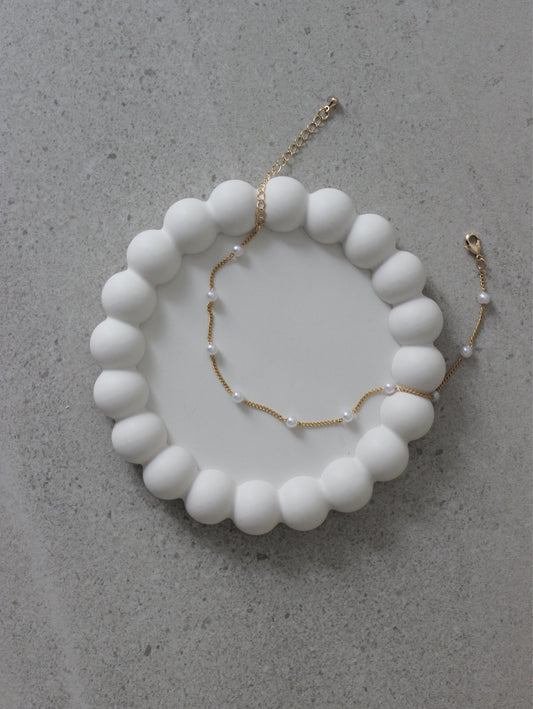 Dotted Pearl Anklet