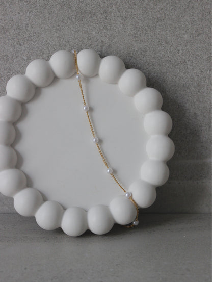Dotted Pearl Anklet