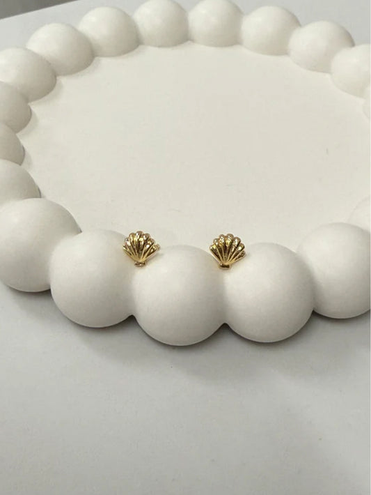Seashell Studs