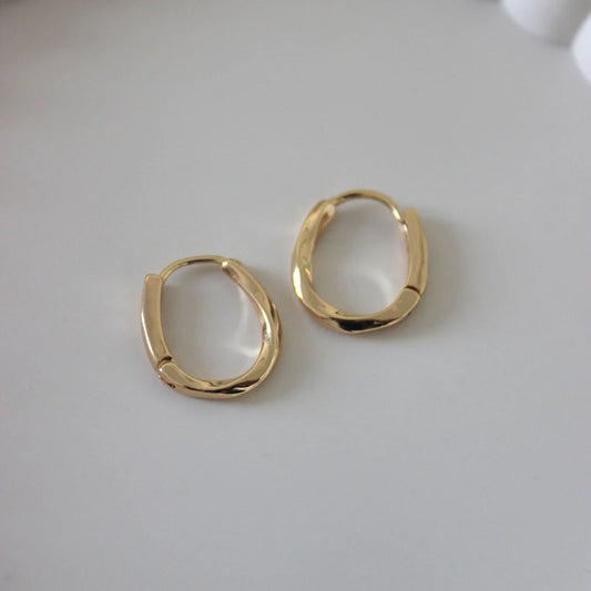 Twisted Drop Hoops