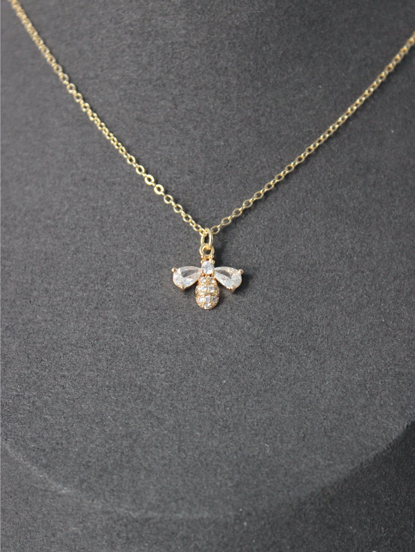 Bee Pearl Cut Cubic Zirconia Necklace