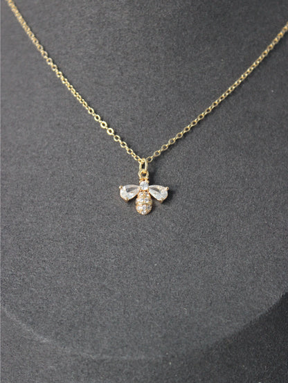 Bee Pearl Cut Cubic Zirconia Necklace
