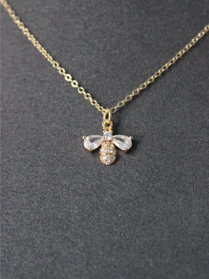Bee Pearl Cut Cubic Zirconia Necklace