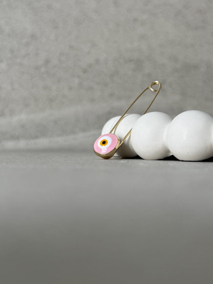 Evil Eye Safety Pin