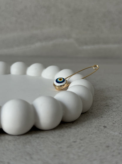Evil Eye Safety Pin