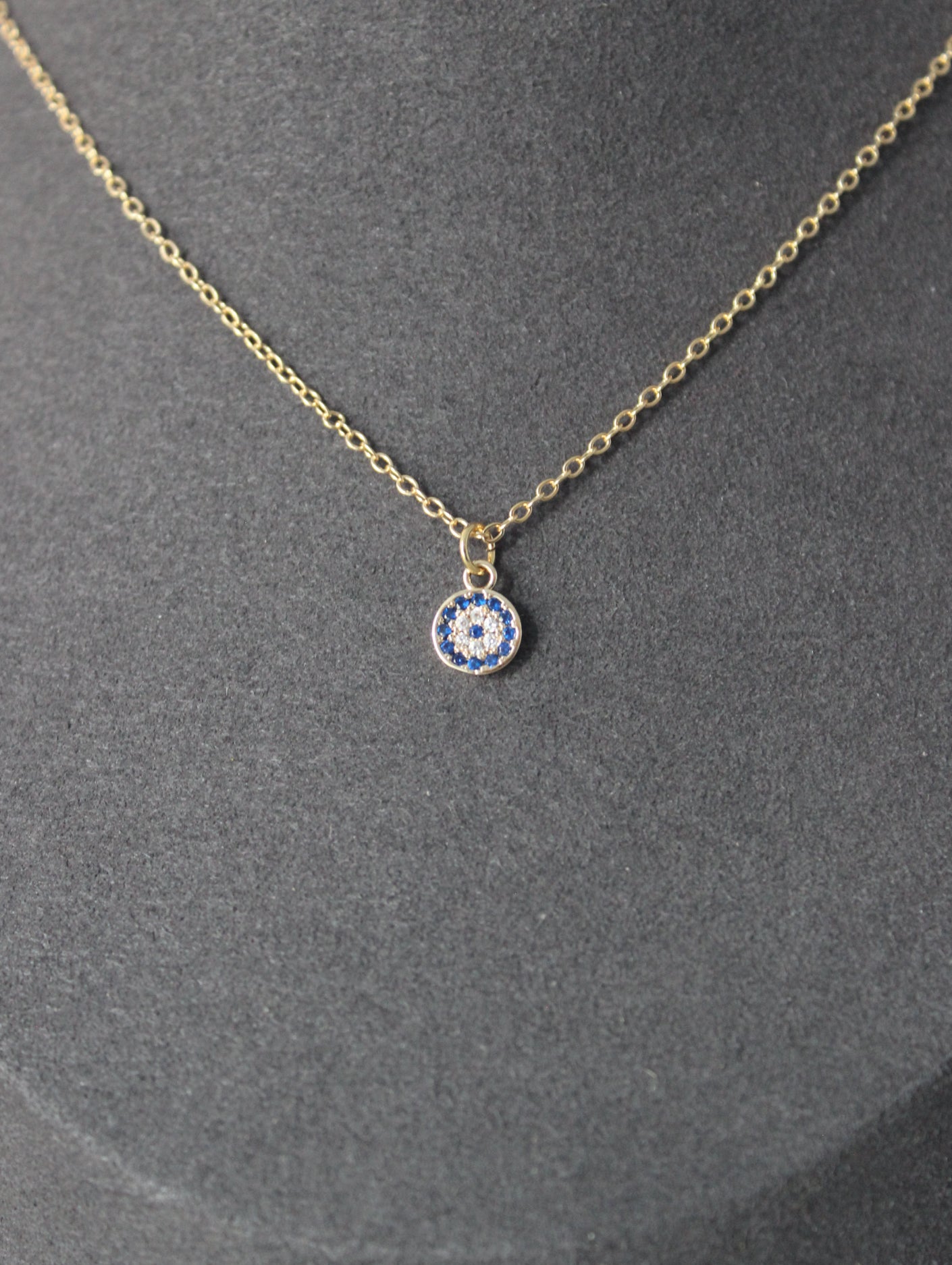 Evil Eye Cubic Zirconia Necklace