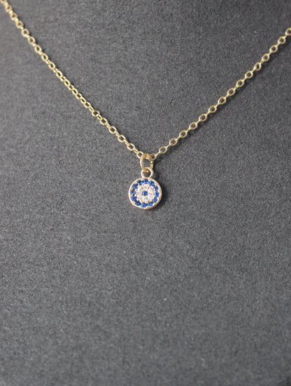 Evil Eye Cubic Zirconia Necklace