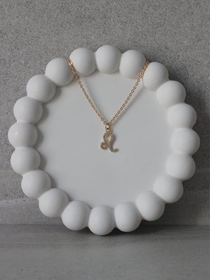 Leo CZ Pendant Necklace