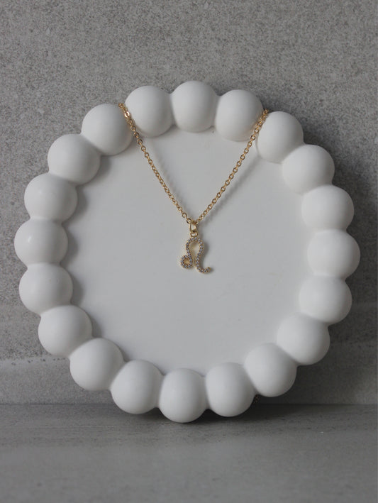Leo CZ Pendant Necklace