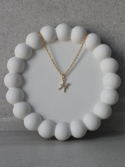Pisces CZ Pendant Necklace