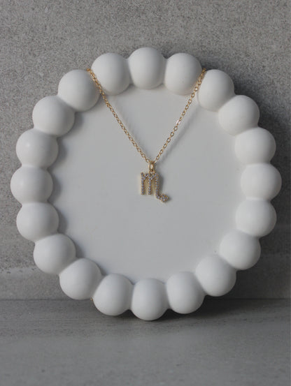 Scorpio CZ Pendant Necklace