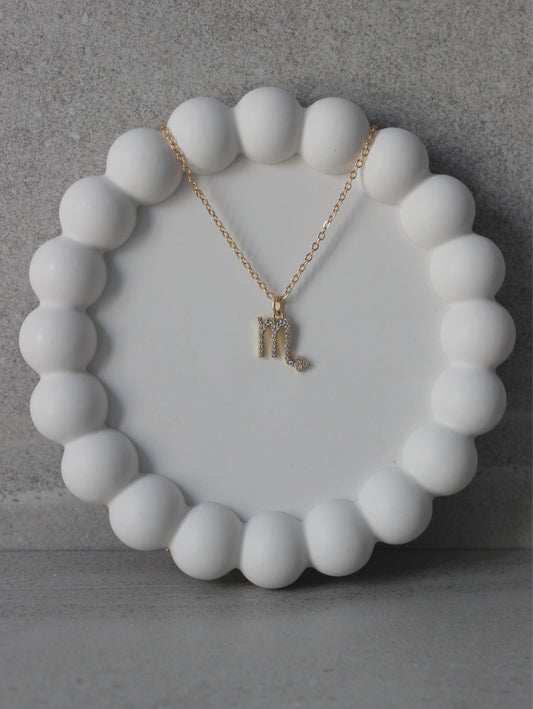 Scorpio CZ Pendant Necklace