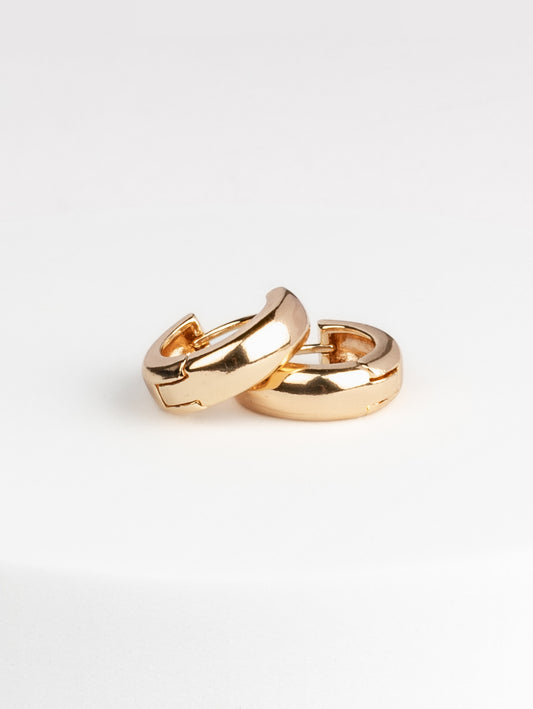 Thick Gold Huggies