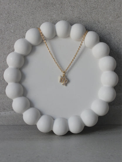 Virgo CZ Pendant Necklace