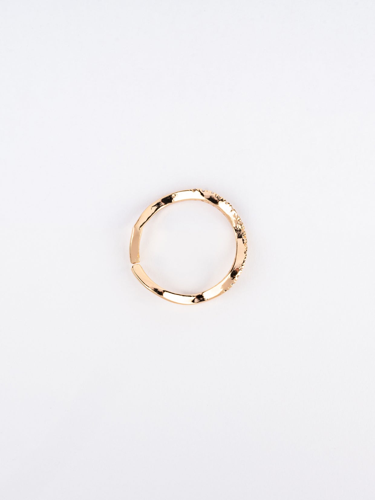 Wave Cubic Zirconia Ring