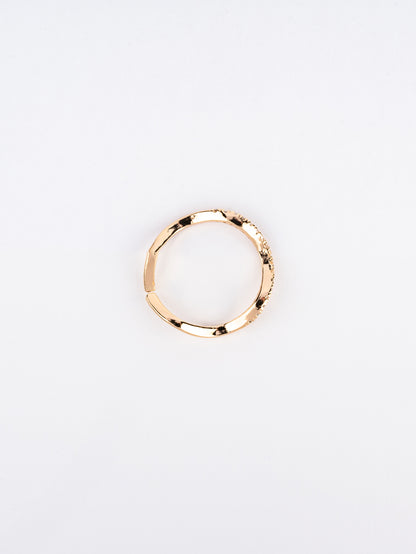 Wave Cubic Zirconia Ring