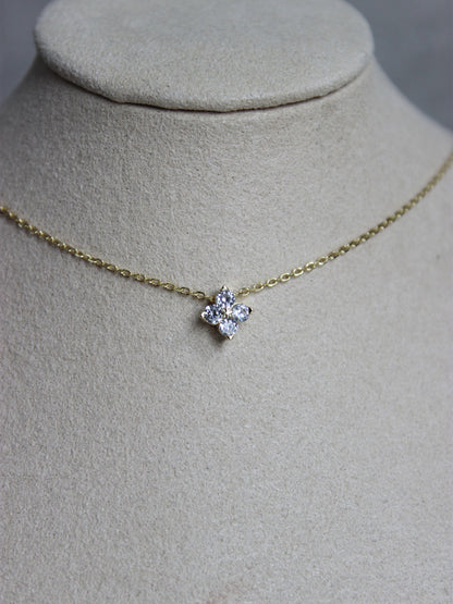 18K Vermeil Large Flower Necklace