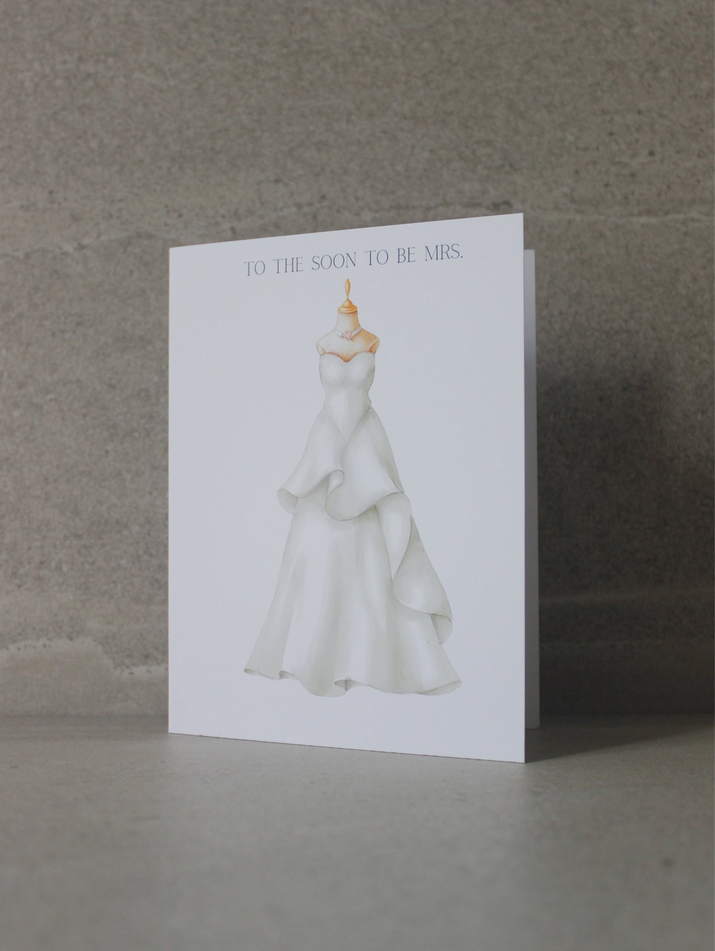 “To the soon to be Mrs.” Greeting Card