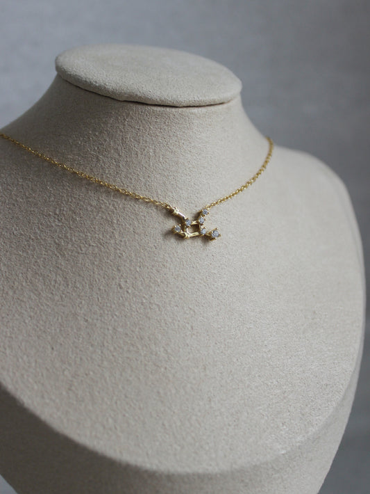 18K Vermeil Virgo Constellation Necklace