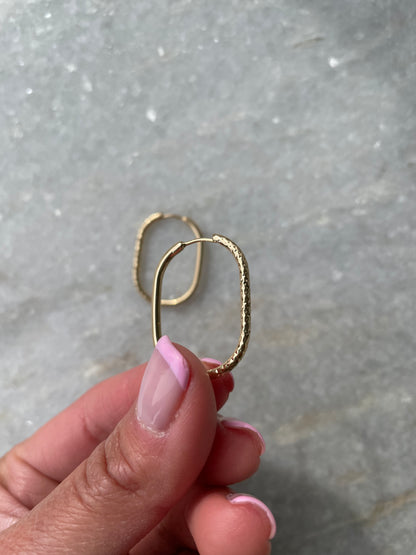 Oval Hoops