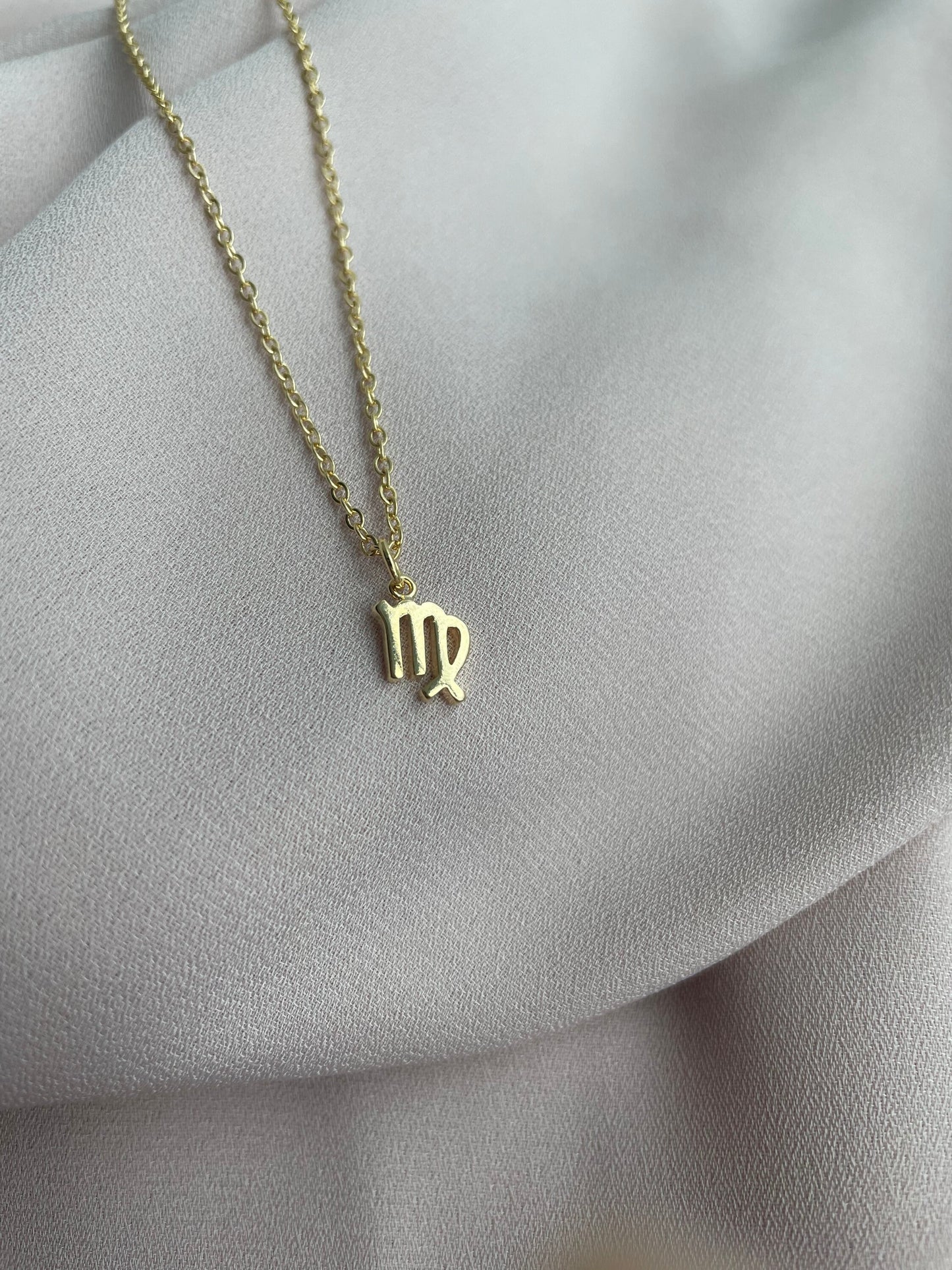 18K Plated Virgo Zodiac Necklace